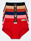 High-Waist Pocket Briefs – Travel-Safe Pack of 6