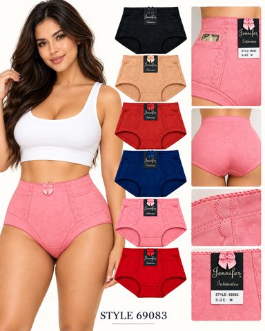 High-Waist Pocket Briefs – Travel-Safe Pack of 6