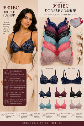 Double Push-ups Extreme Padding Bras 9901