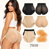 Silicone Pads Butt Enhancer Shaper Panties Underwear With Tummy Control 7010 S-5X