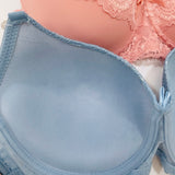 Women's Full Cover 3hooks underwire Push-ups Bras-Pack of 6