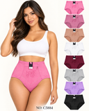 Floral Embroidered Shaping Brief with zipper Pocket travel (Pack of 6)