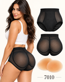 Silicone Pads Butt Enhancer Shaper Panties Underwear With Tummy Control 7010 S-5X