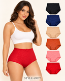 Floral Jacquard Full Brief Panty (Pack of 6)