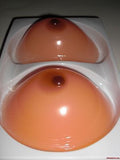 New Sexy BREAST ENHANCER Silicone breast W/Nipple L, XL