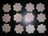 36 Pair Nipple Cover Flower Petal SATIN Pasties BREAST One Sizes Beiges Fullness